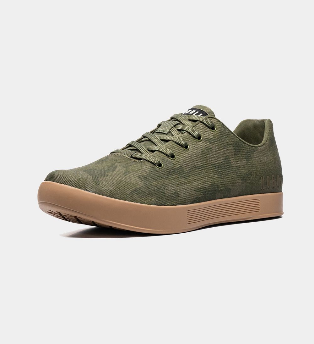 Women NOBULL Canvas Training Shoes Dark Forest Camo | RJIGL-0947