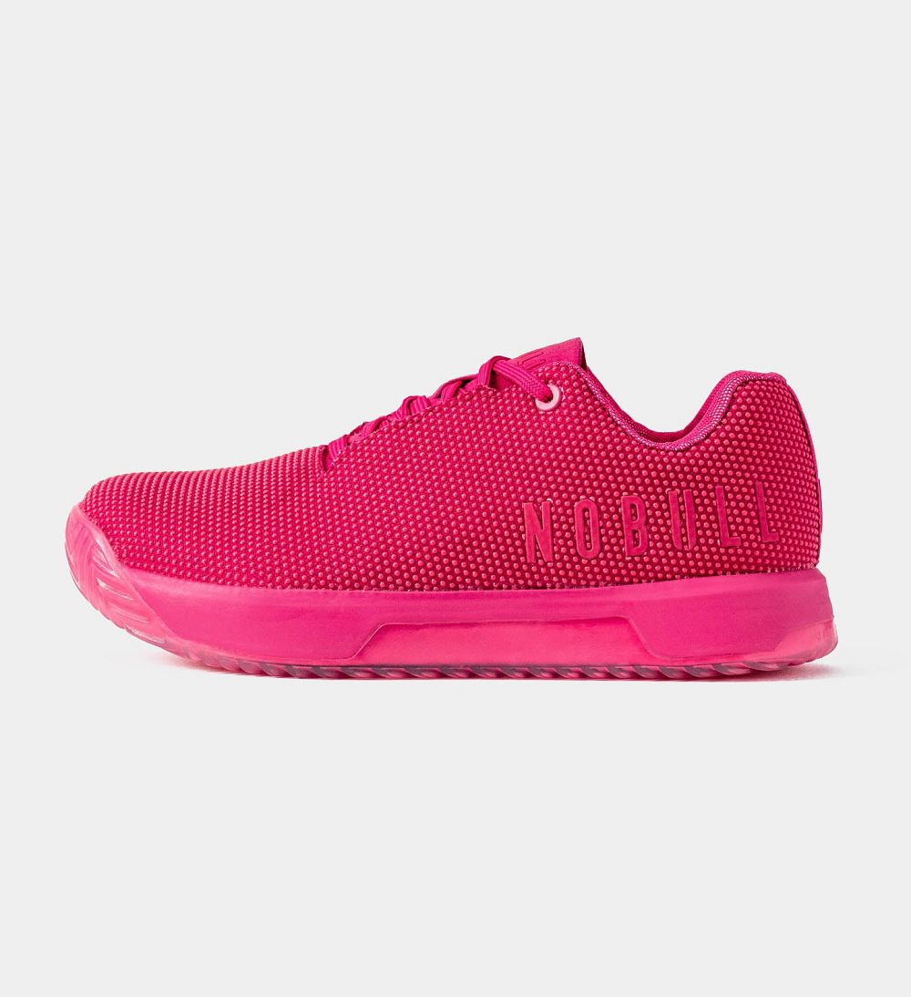 Women NOBULL CrossFit® IMPACT Training Shoes Pink Red | YDZKP-9207