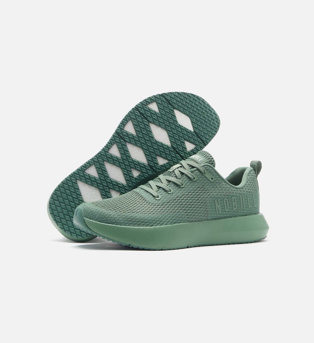 Women NOBULL DRIVE Mesh Training Shoes Cedar Green | JMREY-8427