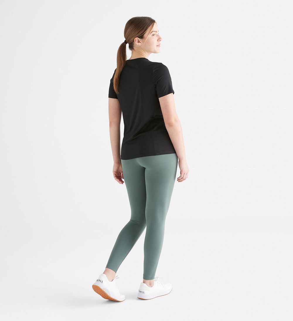 Women NOBULL Deltapeak® Micro Textured T-Shirt Black | CTYBW-0536