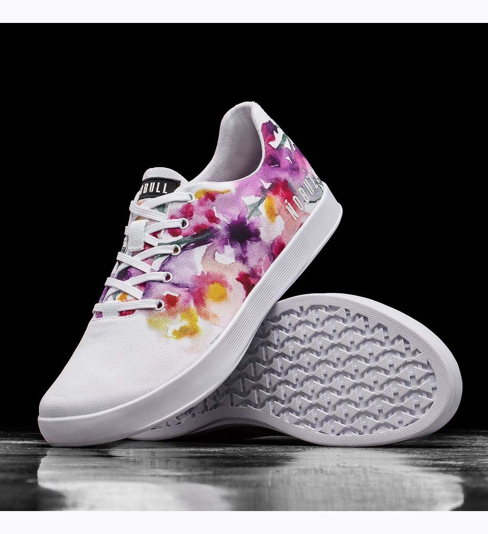 Women NOBULL Floral Canvas Training Shoes Multi | UWTEQ-1607