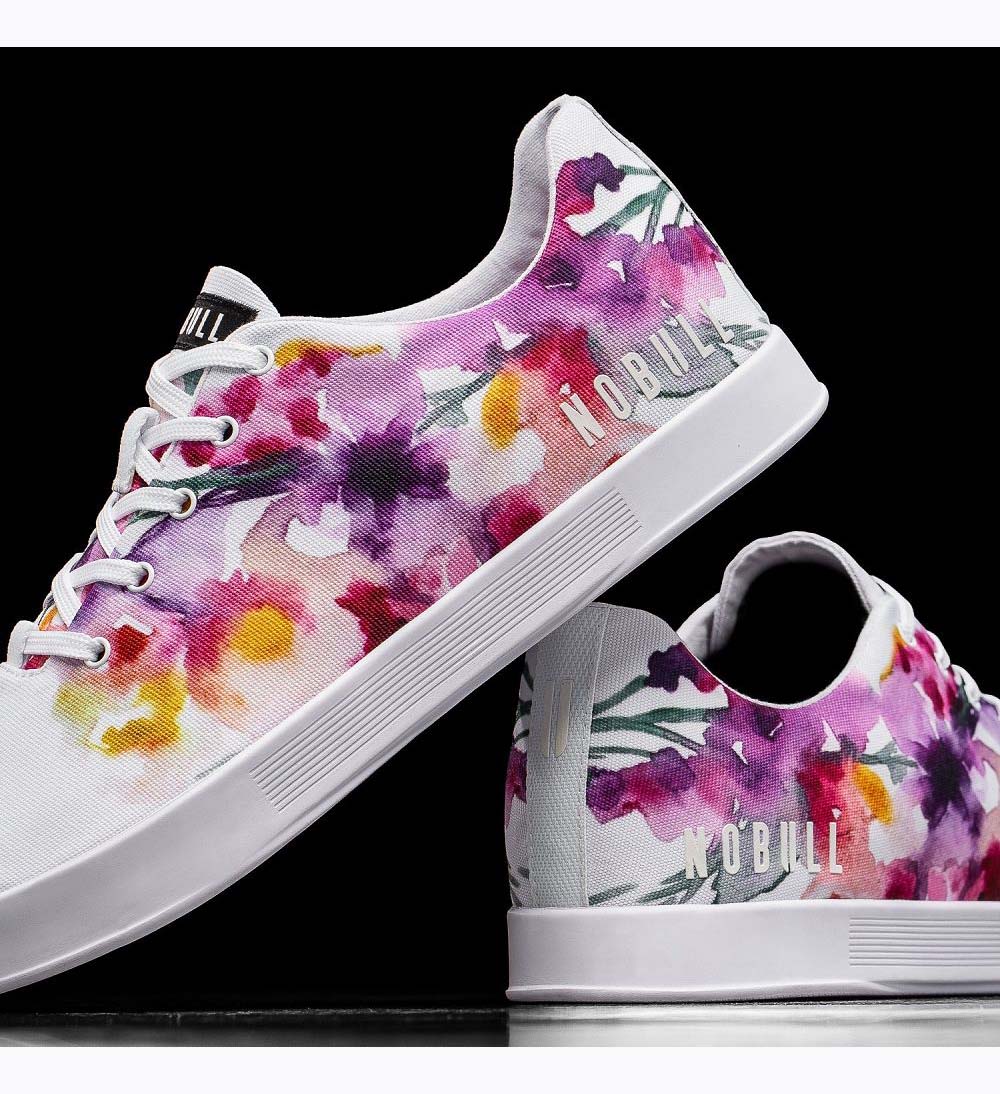 Women NOBULL Floral Canvas Training Shoes Multi | UWTEQ-1607