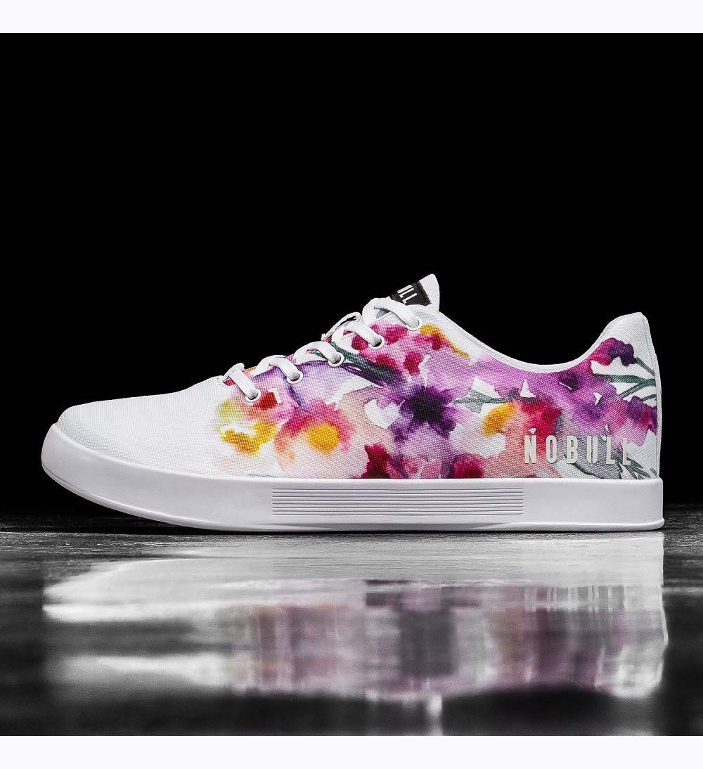 Women NOBULL Floral Canvas Training Shoes Multi | UWTEQ-1607