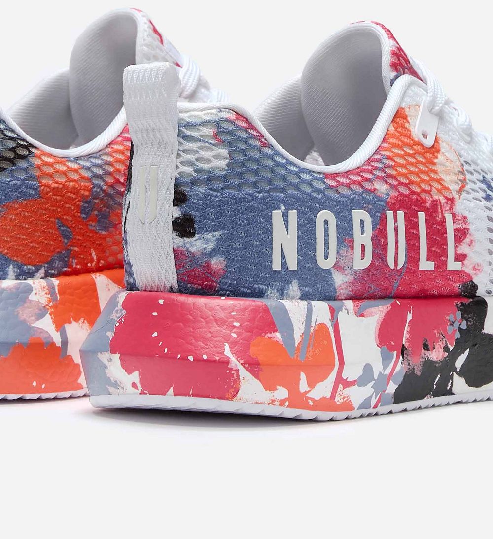 Women NOBULL Floral DRIVE Mesh Training Shoes Wild Flower | IHZFG-0329