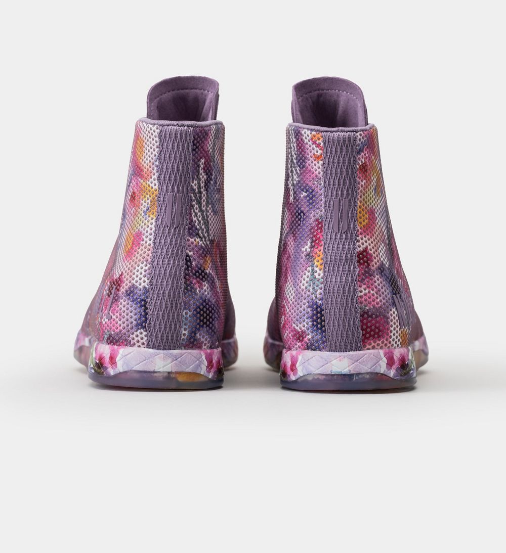 Women NOBULL Floral High-Top OUTWORK Training Shoes Multi | FKIEO-7932