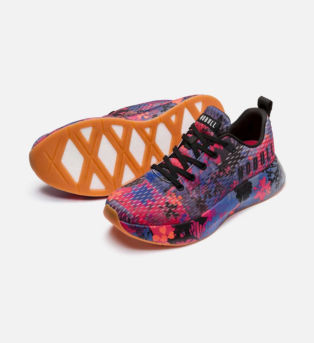 Women NOBULL Floral JOURNEY Running Shoes Wild Flower | EQAZC-7291