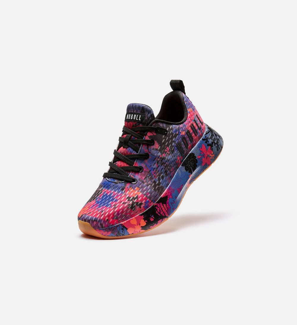 Women NOBULL Floral JOURNEY Running Shoes Wild Flower | EQAZC-7291