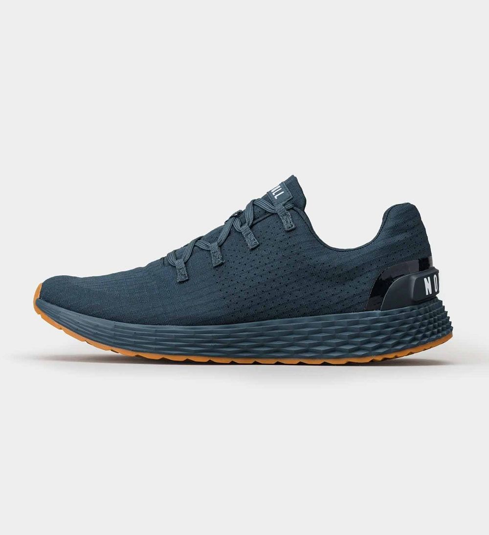 Women NOBULL Gum ALLDAY Running Shoes Navy Gum | RUYSV-3709