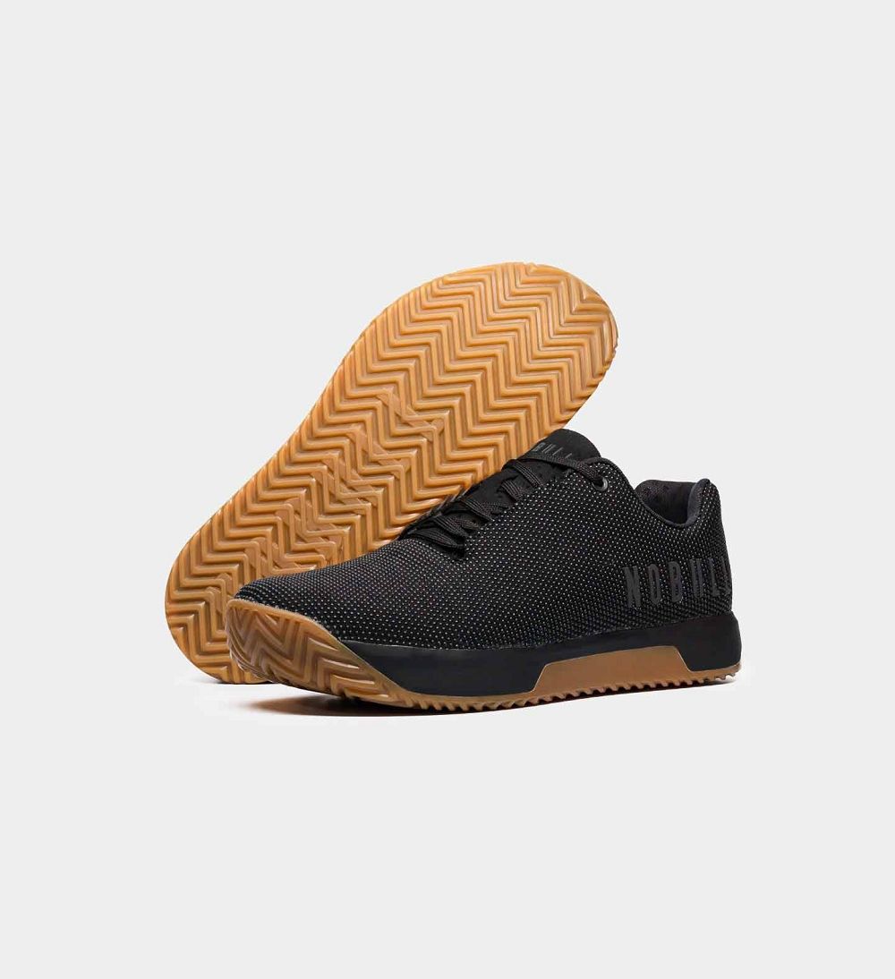 Women NOBULL Gum IMPACT Training Shoes Black Gum | KYXCZ-5319