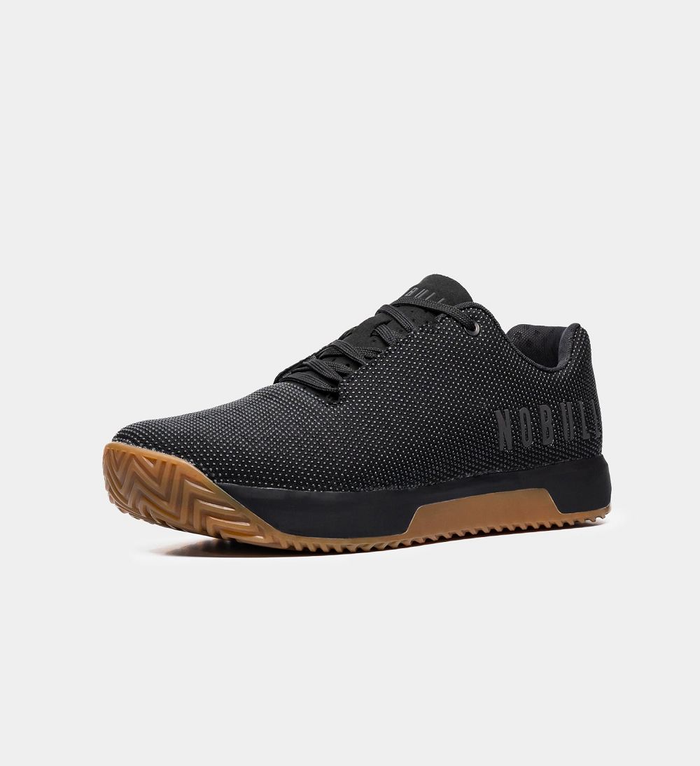 Women NOBULL Gum IMPACT Training Shoes Black Gum | KYXCZ-5319