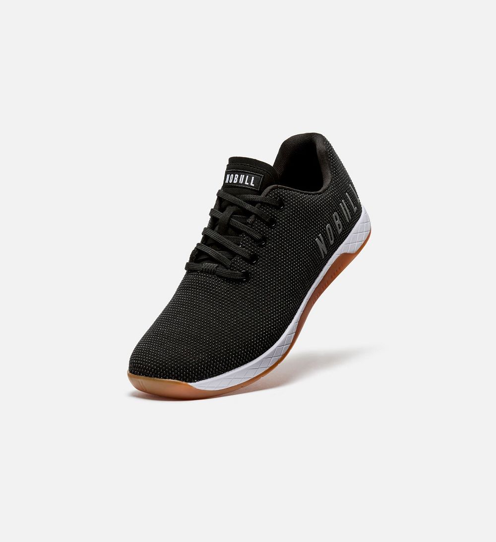 Women NOBULL Gum OUTWORK Training Shoes Black White Gum | CZGRM-5286