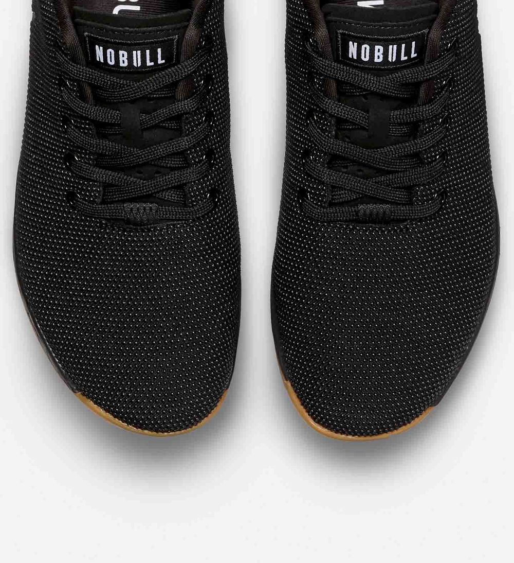 Women NOBULL Gum OUTWORK Training Shoes Black Gum | RZQPL-4150