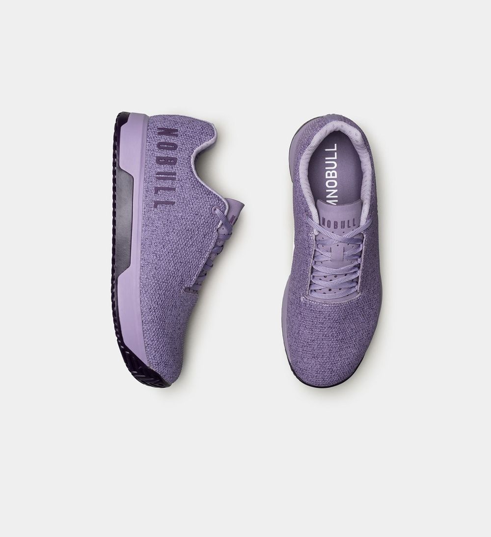 Women NOBULL Heather IMPACT Training Shoes Lavender Heather | NISKV-1260