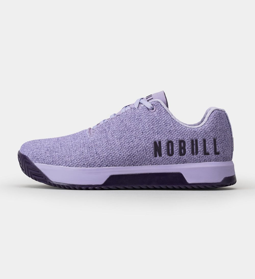 Women NOBULL Heather IMPACT Training Shoes Lavender Heather | NISKV-1260