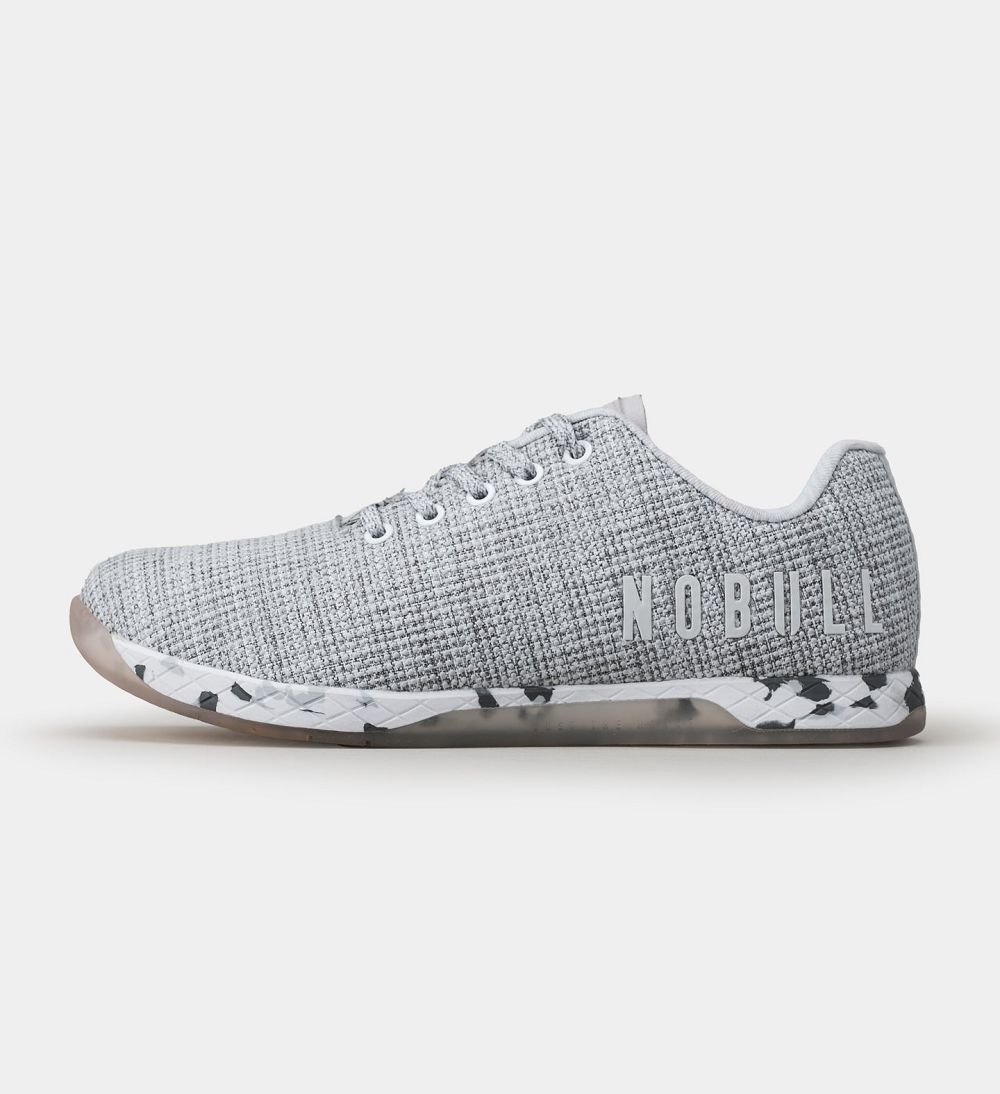 Women NOBULL Heather OUTWORK Training Shoes White Heather Granite | MOANV-5302