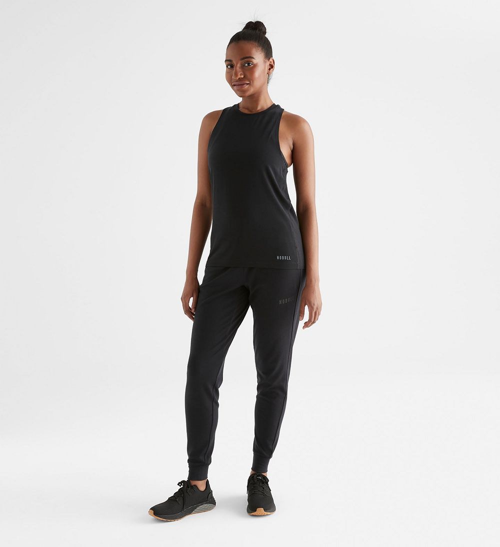 Women NOBULL High-Neck Tanks Black | SVOHI-5904