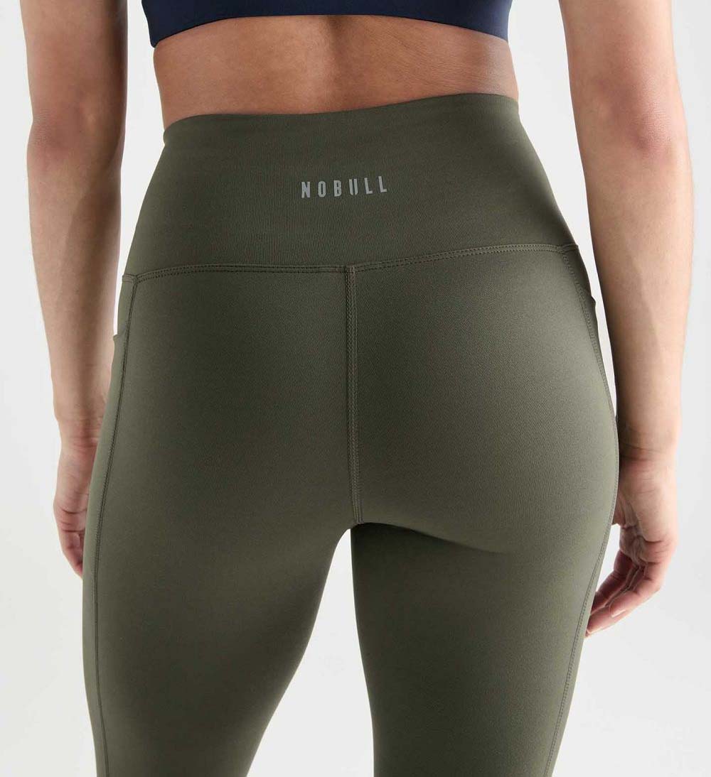 Women NOBULL High-Rise Matte Pocket 25