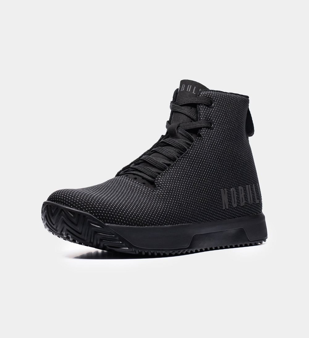 Women NOBULL High-Top IMPACT Training Shoes Black | HJMBC-3071