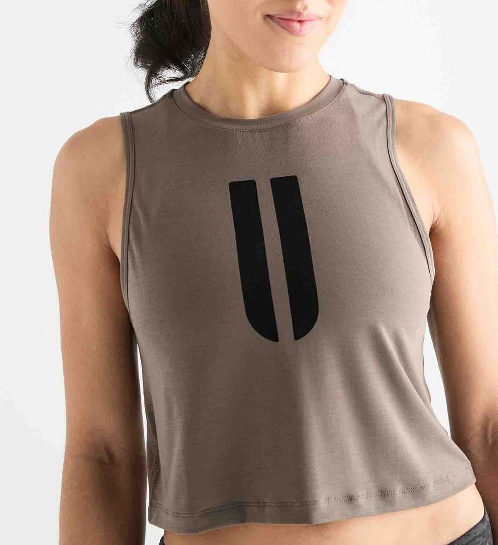 Women NOBULL Horns Muscle Tanks Green | AMGHX-2067