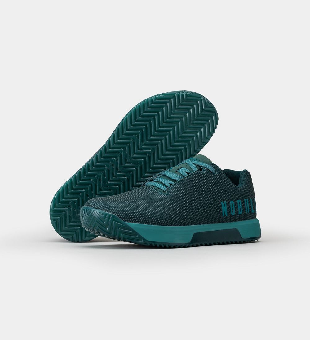 Women NOBULL IMPACT Training Shoes Deep Teal | LEJGH-1258