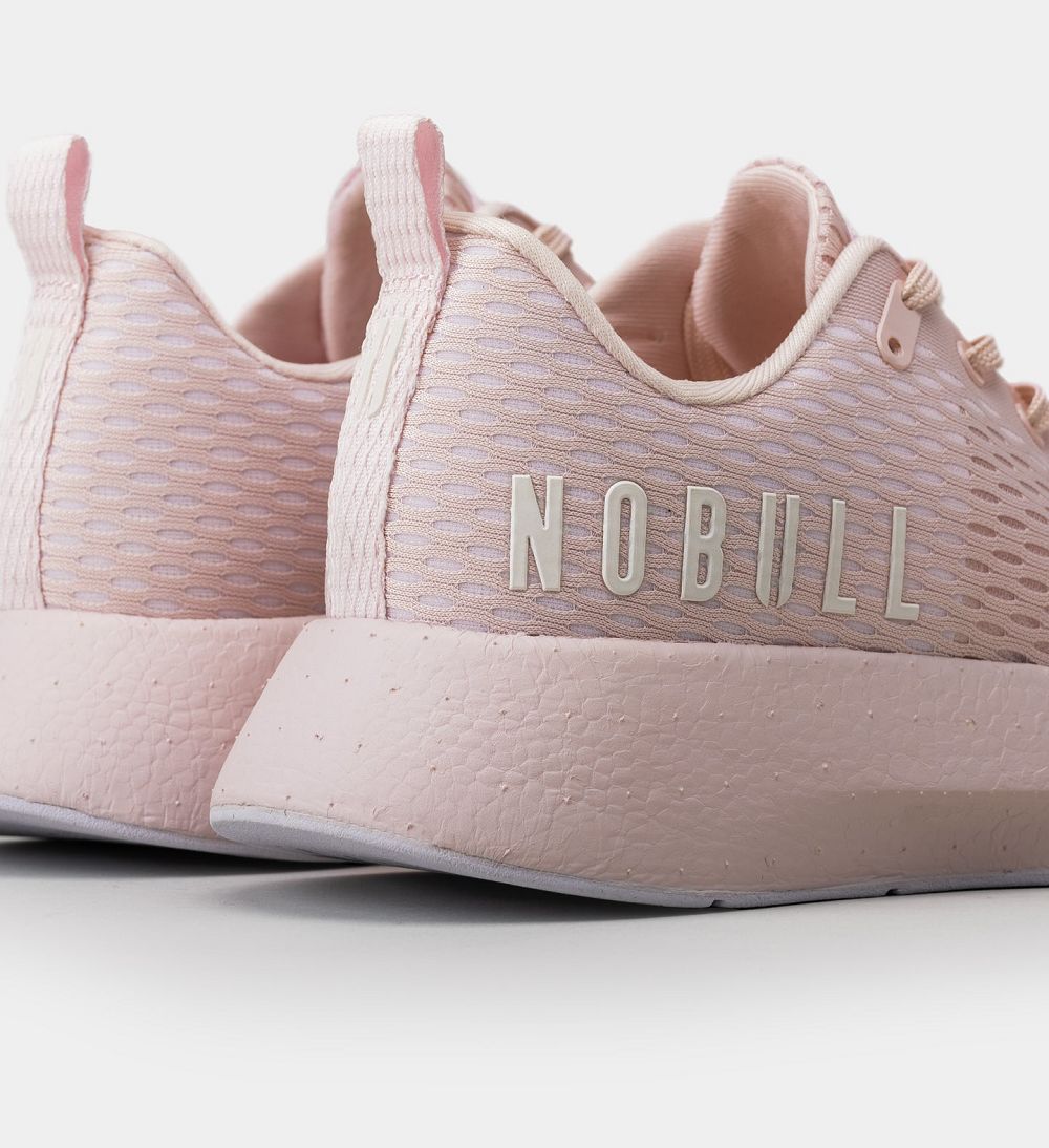 Women NOBULL JOURNEY Running Shoes Blush White | XGULC-0153