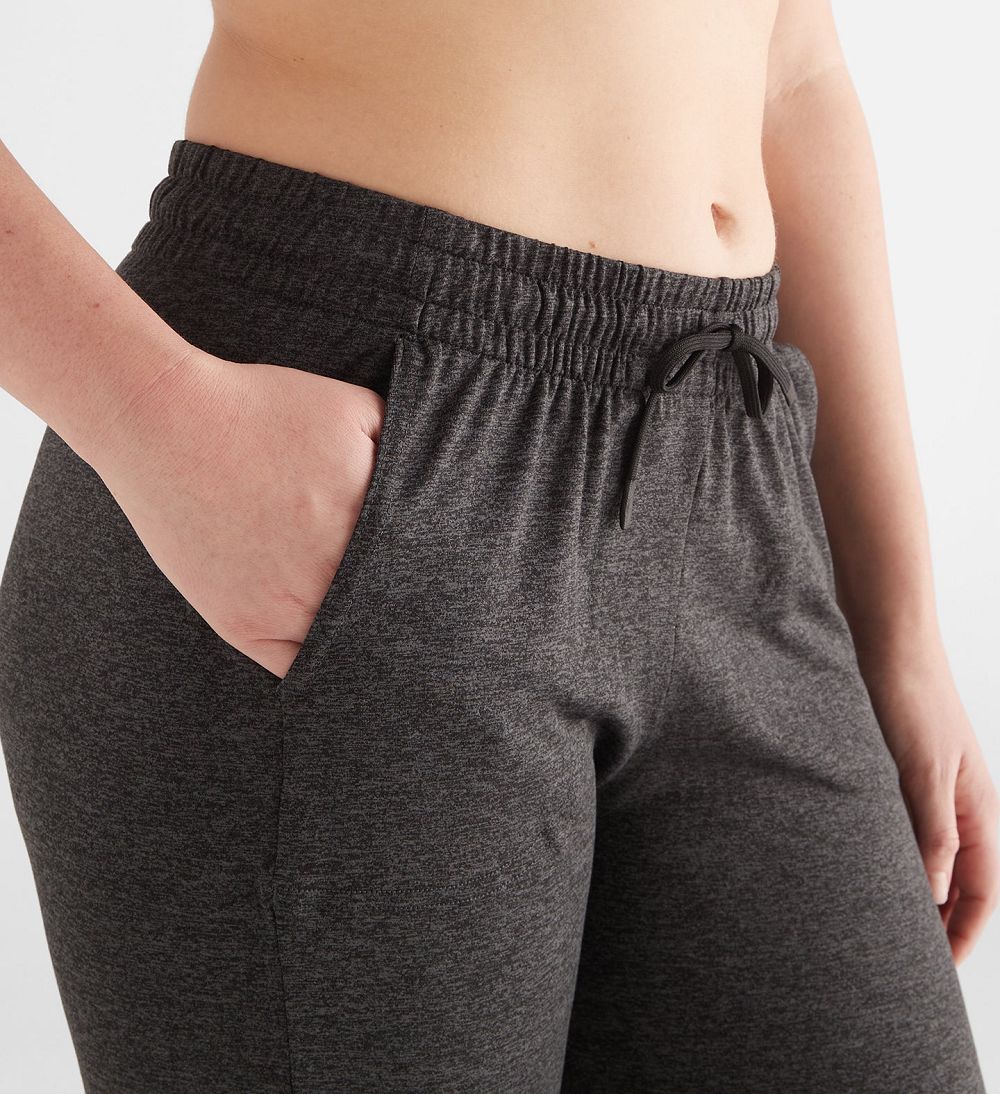 Women NOBULL Jogger Pants Charcoal Heather | HUDWS-4708