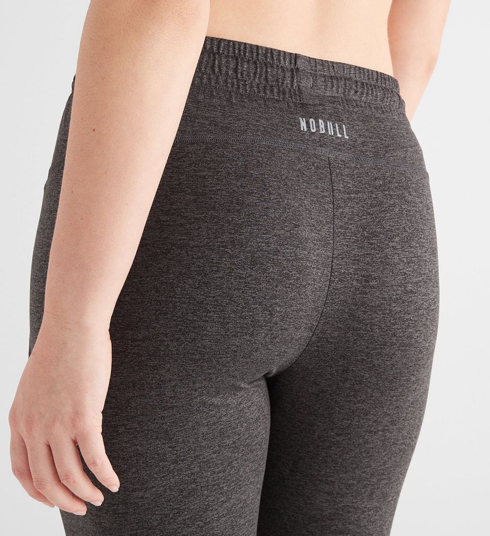 Women NOBULL Jogger Pants Charcoal Heather | HUDWS-4708