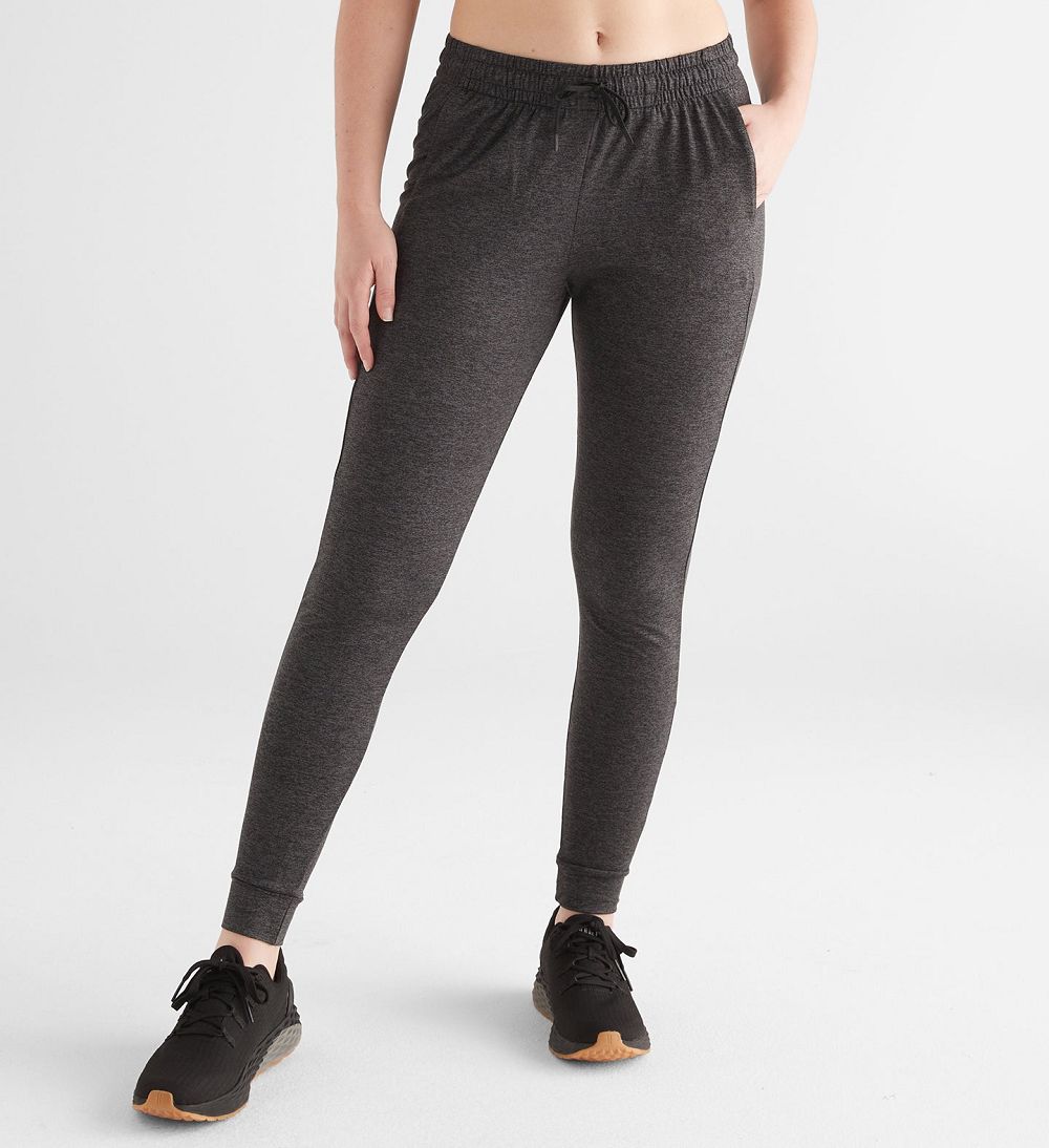 Women NOBULL Jogger Pants Charcoal Heather | HUDWS-4708