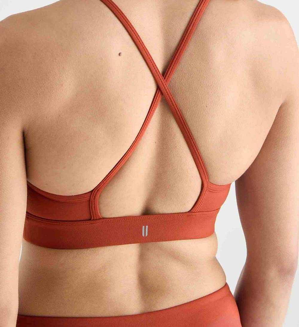 Women NOBULL Matte High-Neck Sports Bra Orange | TFNEX-2306