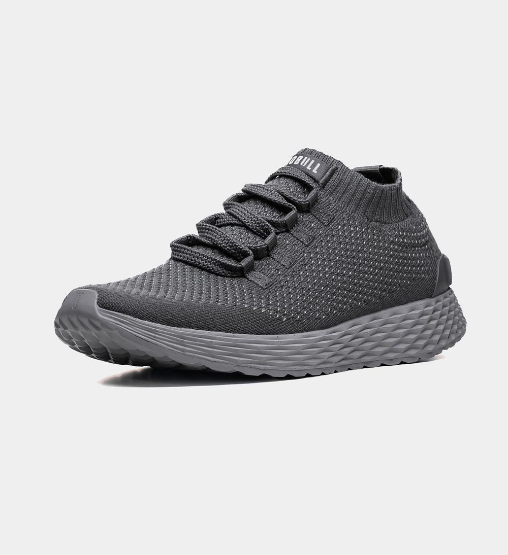 Women NOBULL Merino Wool ASPIRE Running Shoes Grey | YNKDT-5318