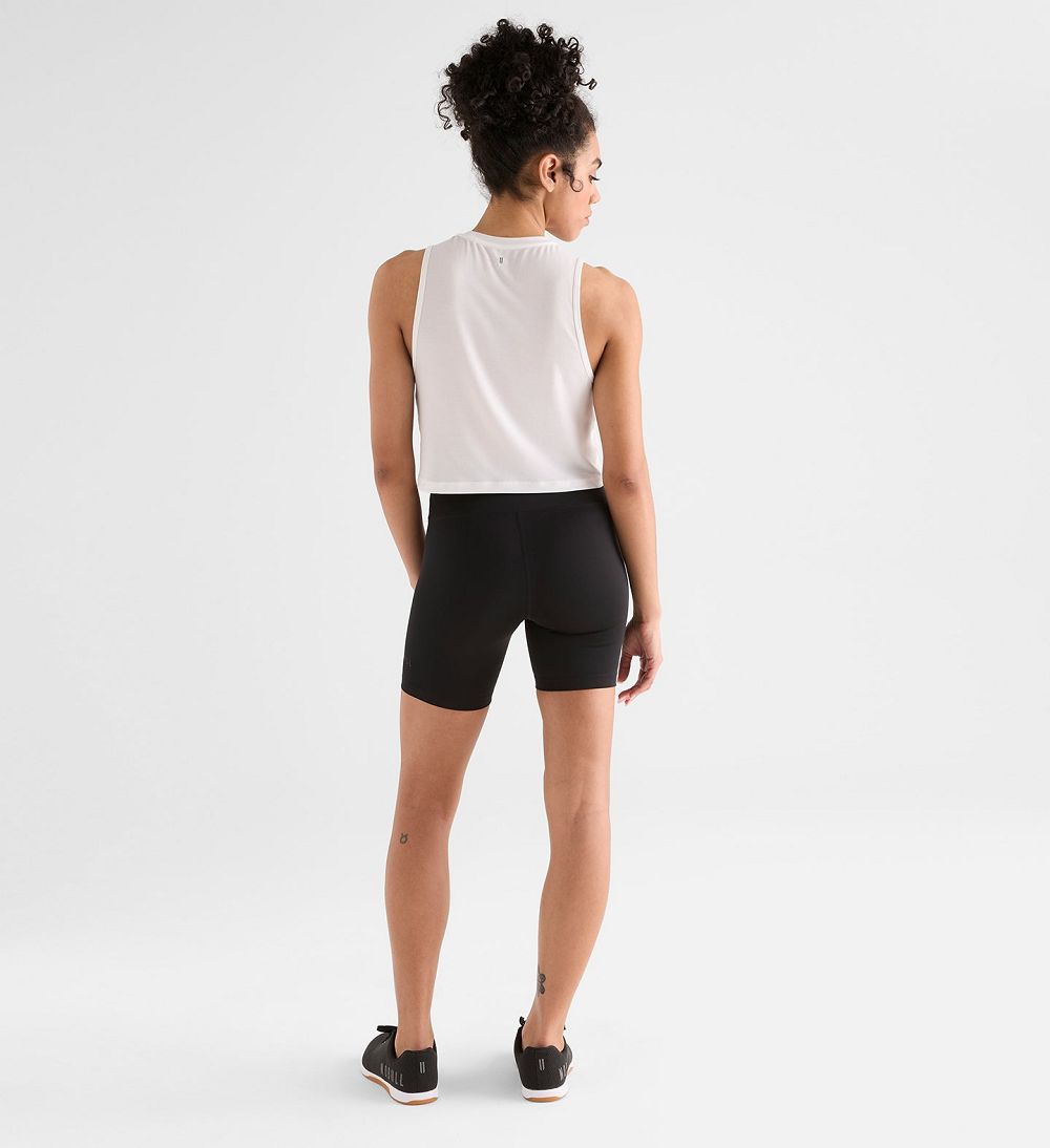 Women NOBULL Muscle Tanks White | EFQAB-9342