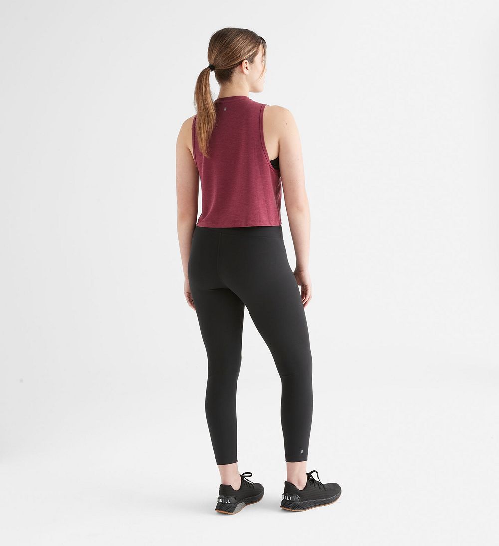 Women NOBULL Muscle Tanks Wine | KQEFW-6781