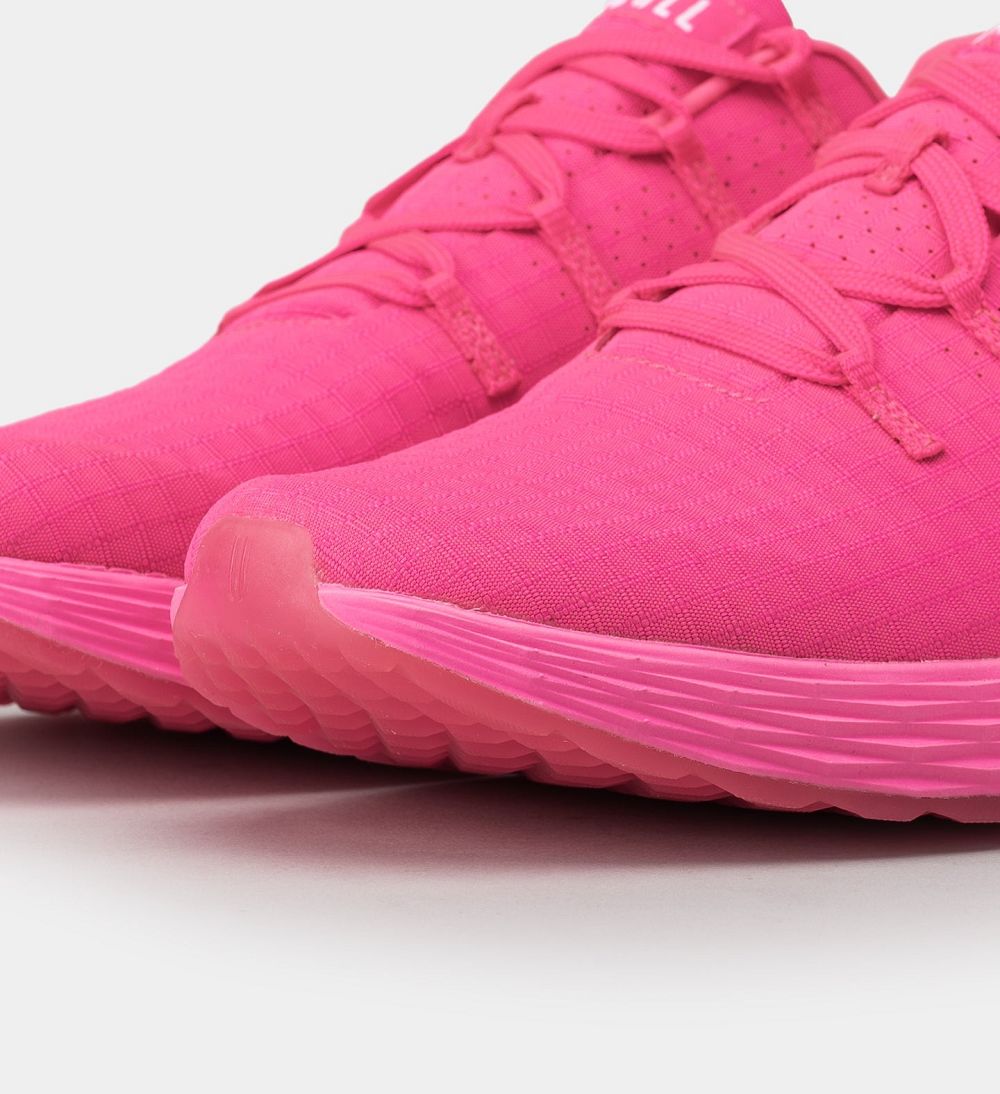 Women NOBULL Neon ALLDAY Running Shoes Neon Pink | OUXRW-2531