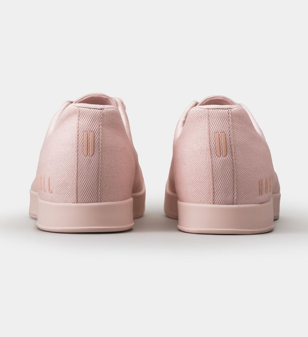 Women NOBULL Pastel Canvas Training Shoes Blush | BTJPX-2971