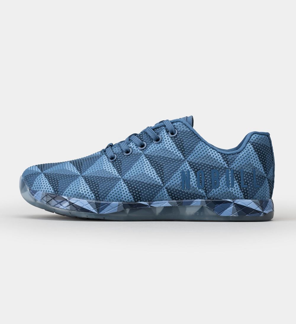 Women NOBULL Prism OUTWORK Training Shoes Blue Prism | DGZPU-6013