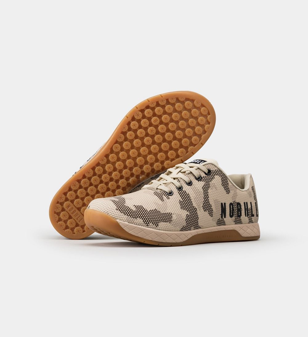 Women NOBULL Training Shoes Sand Camo | JCEVZ-7023