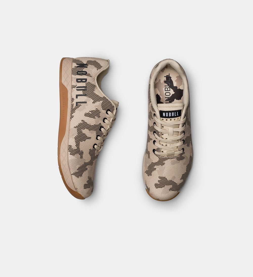 Women NOBULL Training Shoes Sand Camo | JCEVZ-7023