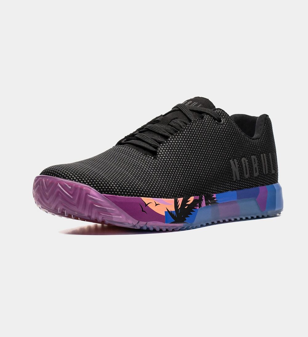 Women NOBULL West Coast IMPACT Training Shoes Black Sunset | UQGHS-5019