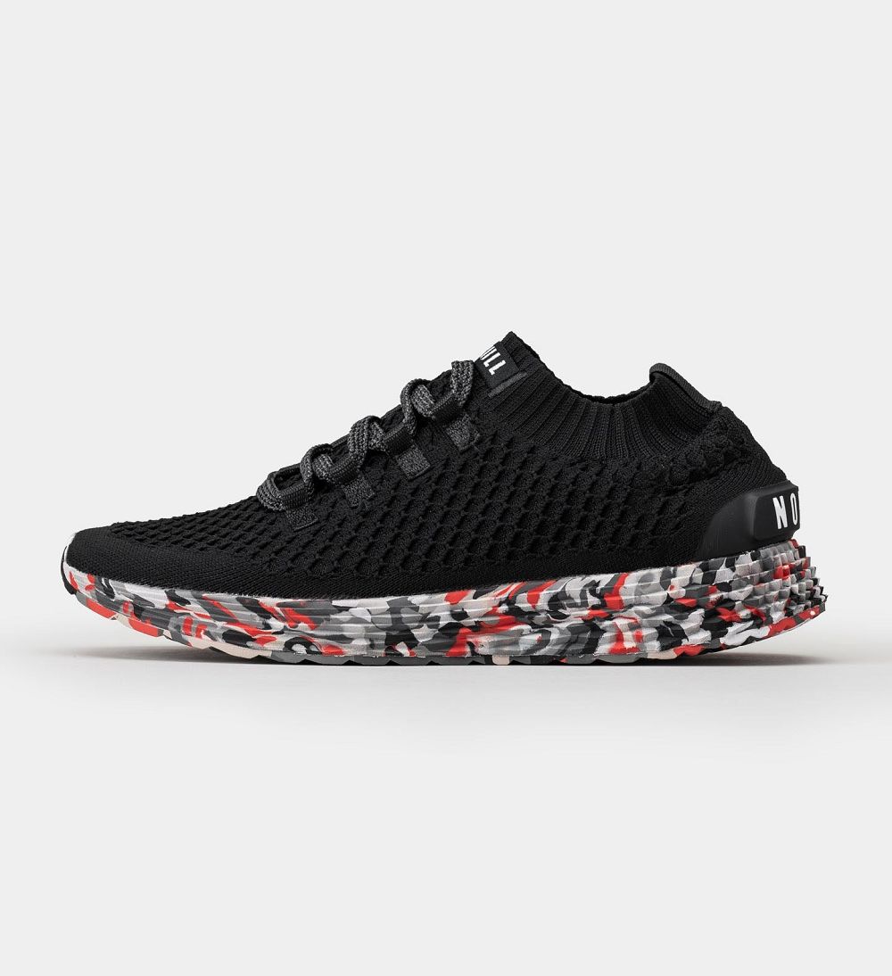 Women NOBULL Wild ASPIRE Running Shoes Black Camo | MFBVS-2907